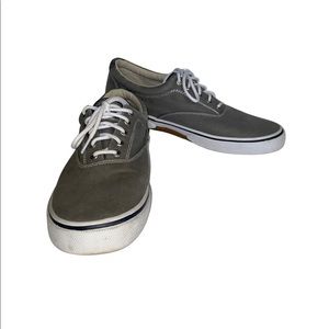 Sperry Canvas Sneakers, 13, Gray